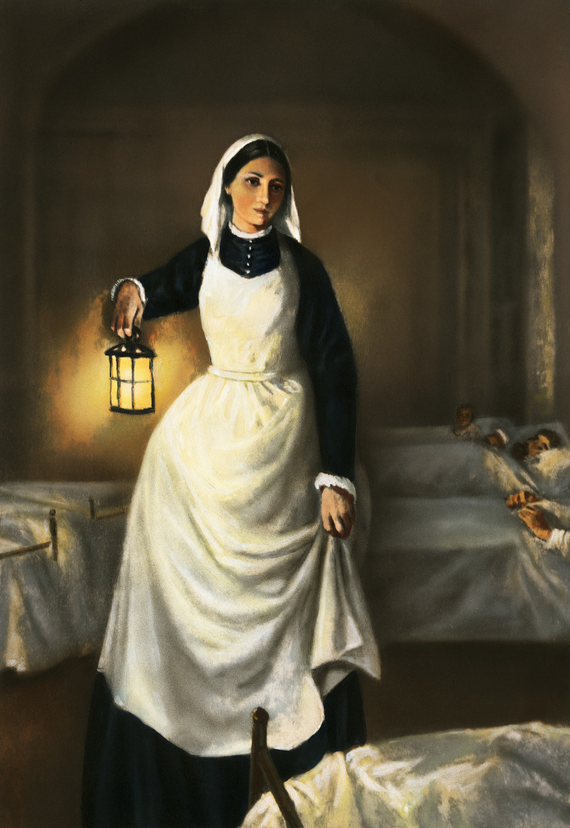 Florence Nightingale en su juventud