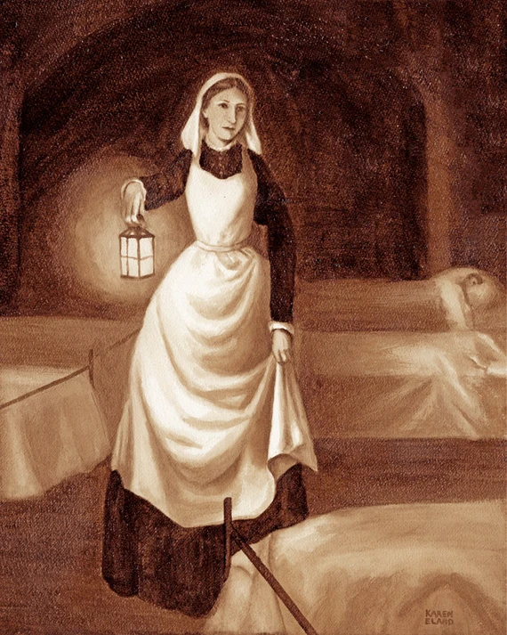 Florence Nightingale en el hospital
